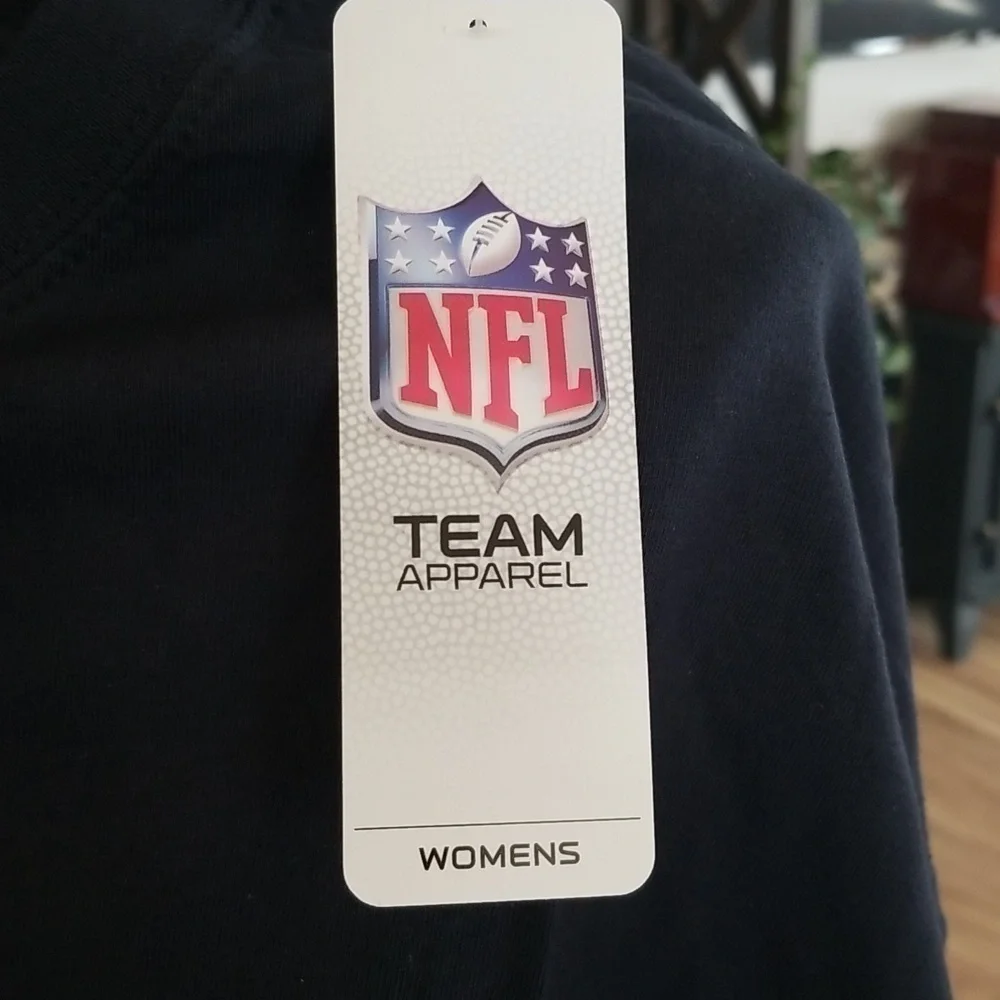 Houston Texans 3x Ladies NFL Gear Shirt Navy New With Tags - Picture 3 of 5